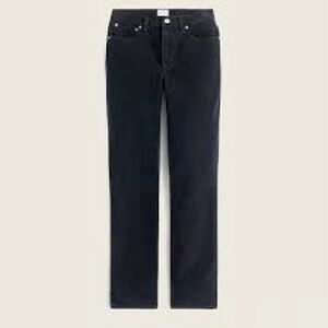 J. Crew Vintage Slim-Straight Corduroy Pant Black